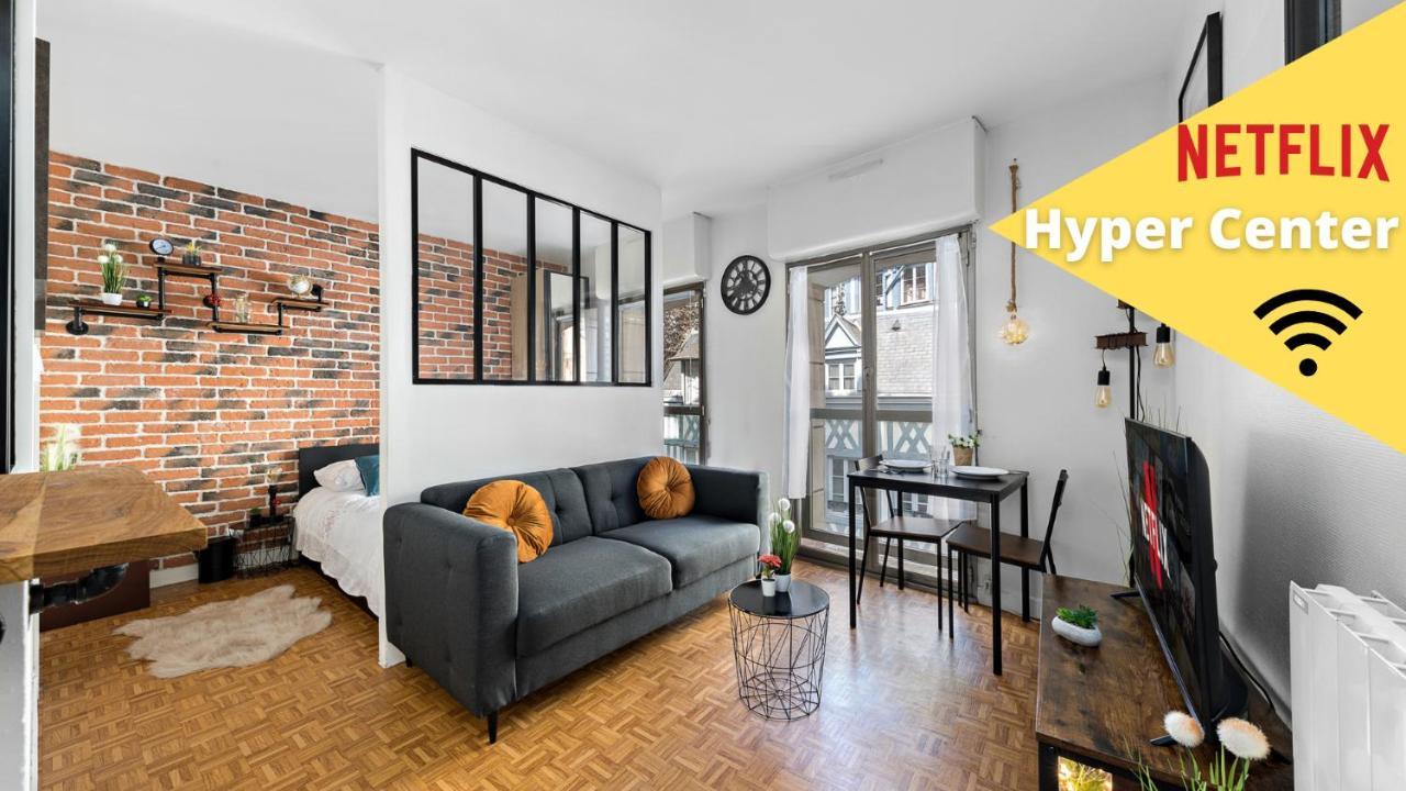 Vicomte/Cosy-Hypercentreville-Rouen/Netflix-Wifi/ Kültér fotó